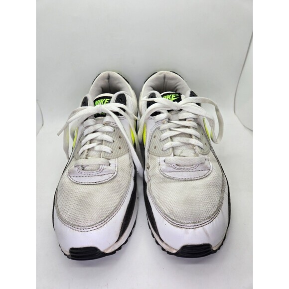 Nike Air Max 90 Shoes Men\'s 9 White Green Volt Athletic Retro Lifestyle Sneakers main image 4